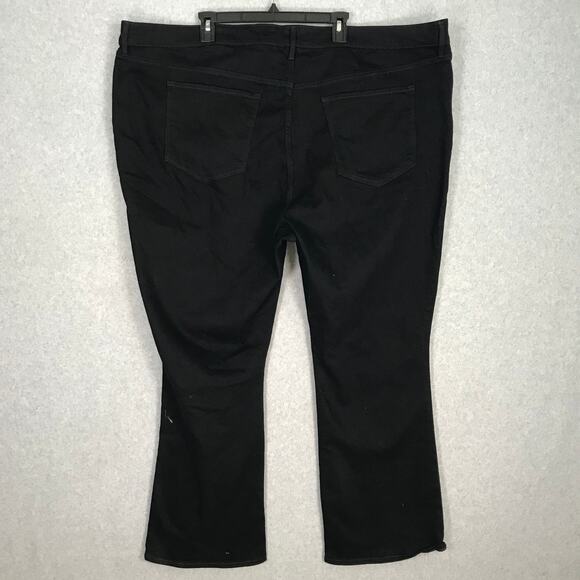 Old Navy Jeans Womens Plus Size 28 Black Kicker‎ Bootcut Stretch Capsule READ - Picture 8 of 12